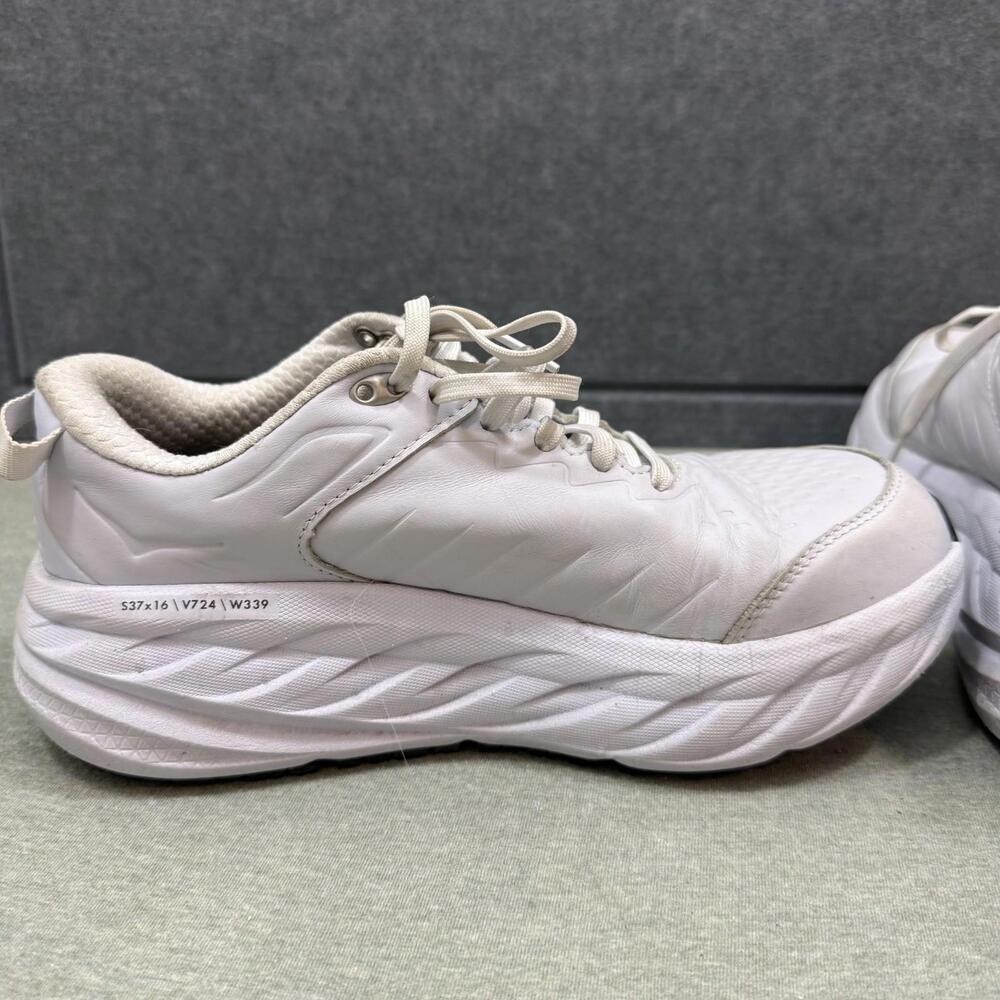 Hoka Bondi SR White Walking Shoe 1129351 WHT Women's Size 7.5 D Wide - Picture 7 of 15